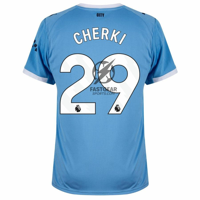 Manchester City Home Cherki 29 Fan Jersey 2025/26