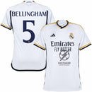 Real Madrid Bellingham 5 Home Fan Jersey 2023/24