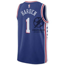 James Harden Philadelphia 76ers 20222 NBA Jersey - Icon Edition - Royal