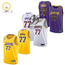 Luka Dončić Los Angeles Lakers Nike Unisex Swingman Jersey - Icon Edition - Gol, Purple, White
