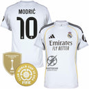 Real Madrid Modric 10 Home Fan Jersey 2025/26 Patch Club World Cup
