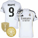 Real Madrid Mbappé 9 Home Fan Jersey 2025/26 Patch Club World Cup