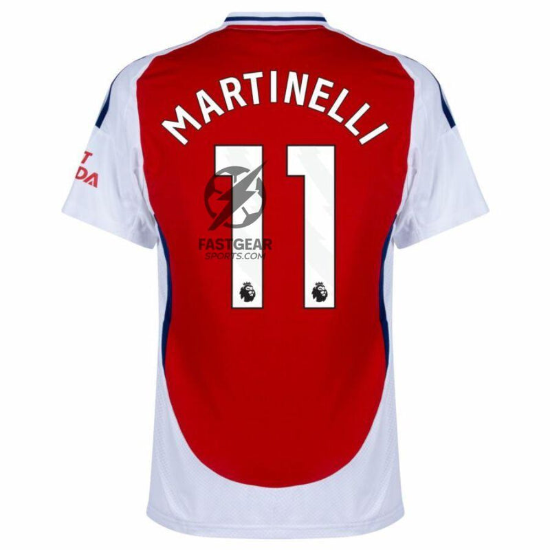 Arsenal Home Fan Jersey 2024/25 Patches UCL UEFA Foundation (Official Printing)