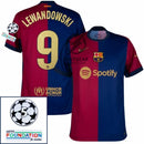 Barcelona Home 2024/25 Patches UCL UEFA Foundation (Official Printing)