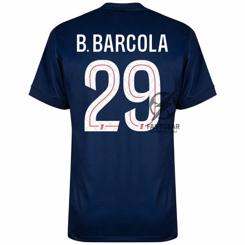 PSG Barcola 29 Home Fan Jersey 2025/26