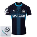 Olympique Marseille Away Fan Jersey 2025/26 Patches UCL + 10th Anniversary UEFA.