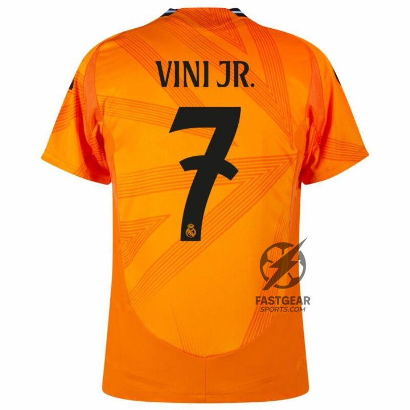 Real Madrid Away Fan Jersey 2024/25 Patches UCL UEFA Foundation (Official Printing)