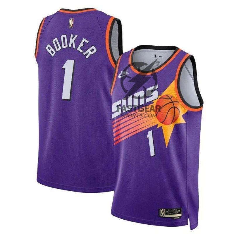 Devin Booker Phoenix Suns Unisex 2023 NBA Jersey Purple - Classic Edition