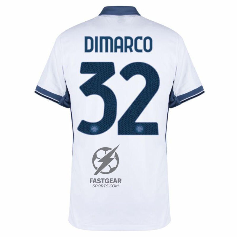 Inter Milan Dimarco 32 Away 2024/25 Patches UCL UEFA Foundation (Official Printing)