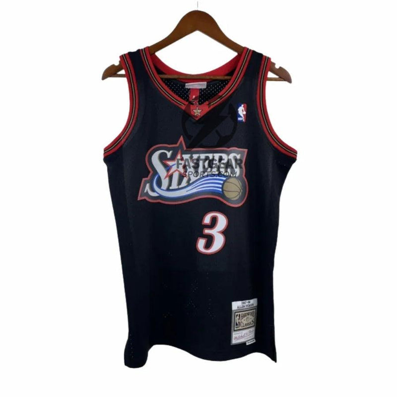 Philadelphia 76ers Allen Iverson 2000-01 Edition NBA Jersey - Black