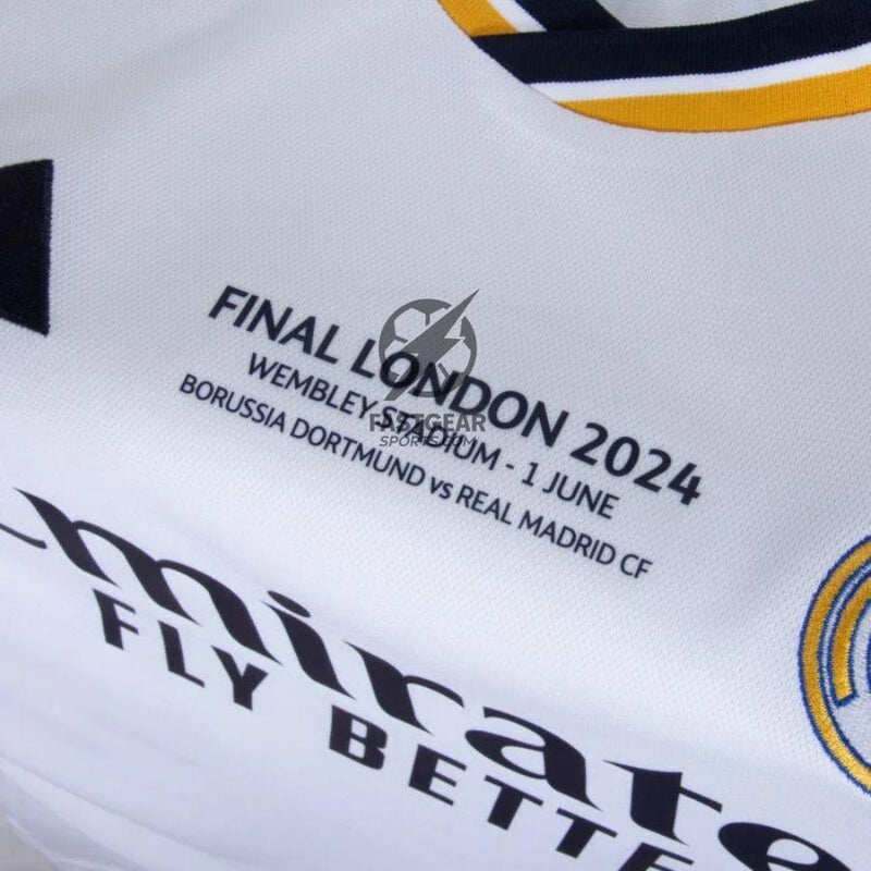 Real Madrid Toni Kroos 8 Home Fan Jersey 2023/24 Patch FIFA WCC Patch UCL UEFA Foundation Patches