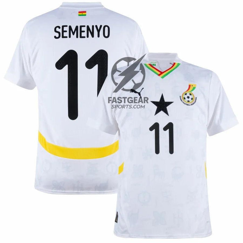 Ghana Semenyo 11 Home Fan Jersey 2025/26