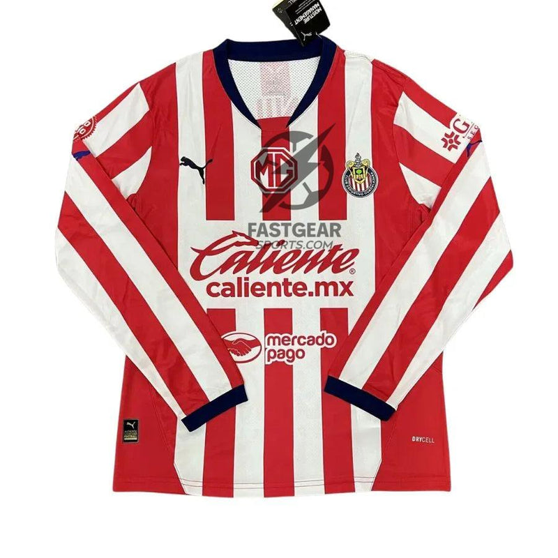 Chivas de Guadalajara Home Long Sleeve Fan Jersey 2024/25