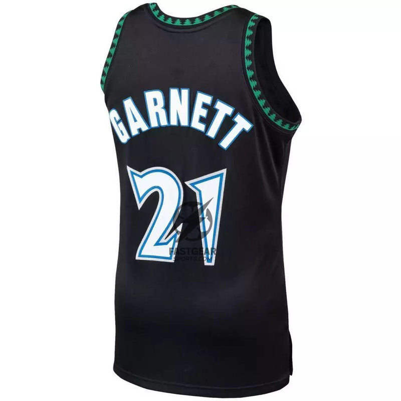 Regata Minnesota Timberwolves - Mitchell & Ness - Garnett  NBA- Black